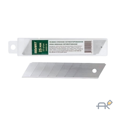 Лезвия сменные сегментированные 25мм 10шт ВОЛАТ (24000-25)